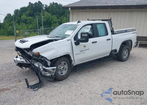 2024 Chevrolet Silverado 2500Hd 4Wd Double Cab Standard Bed Work Truck из США, поврежденный, VIN 1GC2YLE73RF360575